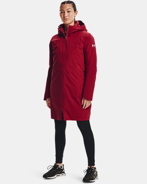 Women's UA Storm ColdGear® Infrared Down 3-in-1 Jacket, Red, pdpMainDesktop image number 2
